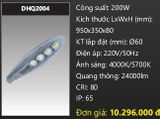  đèn đường led duhal 200w DHQ2004 