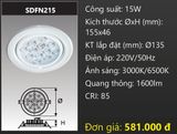  đèn led âm trần xoay chiếu điểm duhal sdfn215 - 15w 