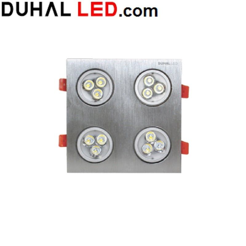 ĐÈN LED CHIẾU ĐIỂM ÂM TRẦN 12W DUHAL SDFC204