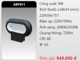  đèn led gắn tường - gắn vách trang trí duhal aby011 9w 