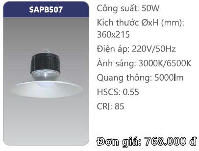 ĐÈN LED NHÀ XƯỞNG DUHAL