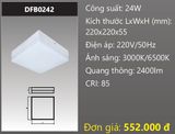  ĐÈN LED ỐP TRẦN TRÀN VIỀN DUHAL 24W DFB0242 