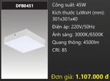  ĐÈN LED ỐP TRẦN TRÀN VIỀN DUHAL 45W DFB0451 