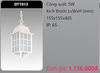  đèn led treo thả trang trí duhal dtt013 