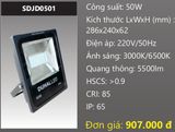  đèn pha led duhal 50w kdjd0501 