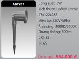  đèn rọi led chiếu điểm, rọi điểm cắm cỏ sân vườn duhal aby207 5w 