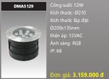  đèn rọi nước, đèn âm dưới nước duhal 12w DMA5129 