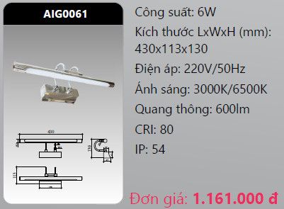 ĐÈN SOI GƯƠNG DUHAL - ĐÈN SOI TRANH DUHAL