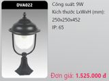  đèn trụ cổng duhal dva022 9w 