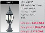  đèn trụ cổng duhal dva010 9w 