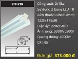  máng đèn công ngiệp duhal 1m2 2x18w LTH218 