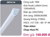  ĐÈN LED TUÝP 1M2 KIỂU BATTEN DUHAL SBTN118 ( 1200mm , 18W ) 