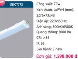  MÁNG ĐÈN LED CHỐNG THẤM CÔNG NGHIỆP DUHAL SDCT272 / 72W 