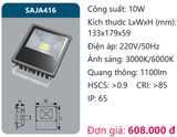  ĐÈN PHA LED DUHAL 10W SAJA416 / SDJA 416 