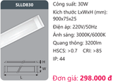  ĐÈN LED TUÝP DẸP CHỤP MICA DUHAL 0,9M SLLD830 