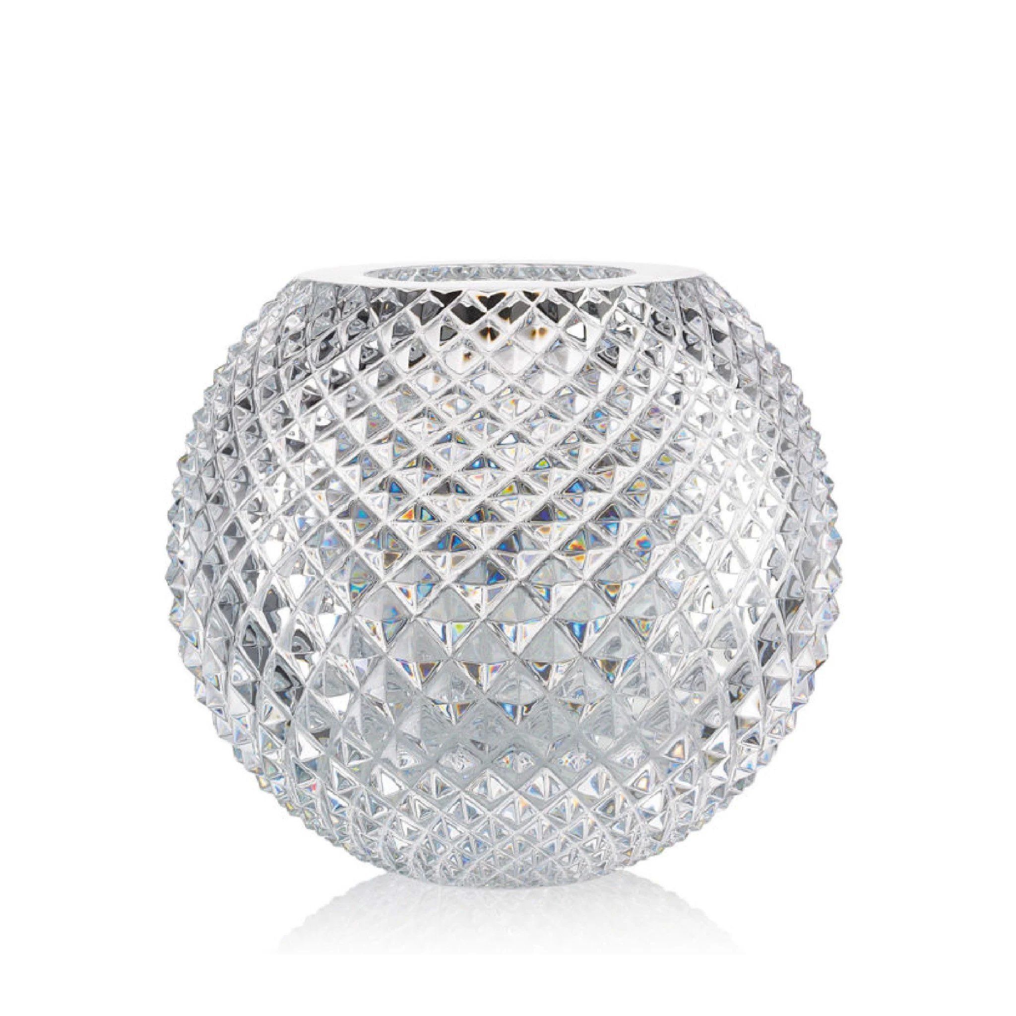  Lọ cầu tròn pha lê Diamond Arcade 20.5cm 