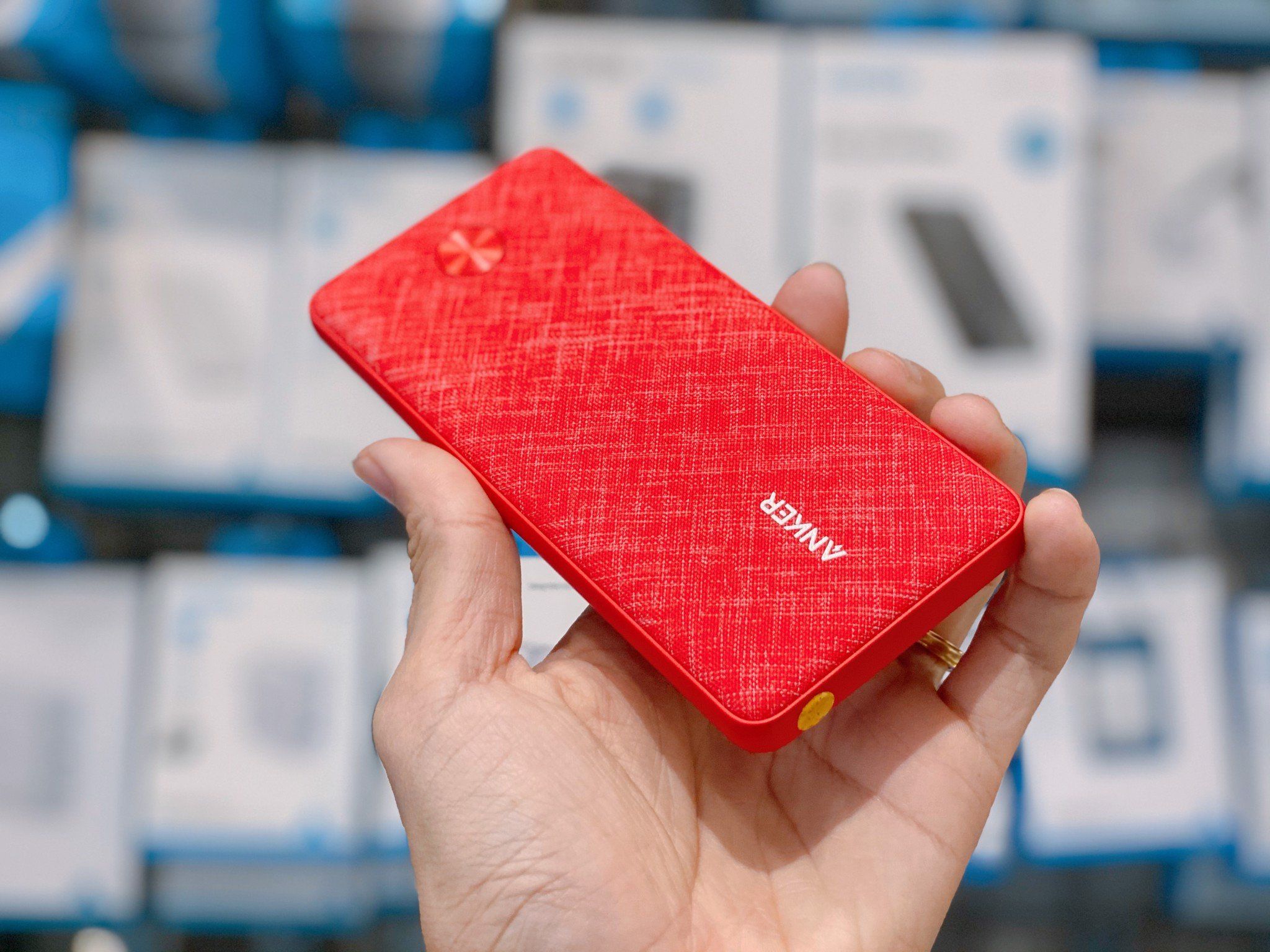 Pin Dự Phòng Anker PowerCore III Sense 10K - Màu Đỏ