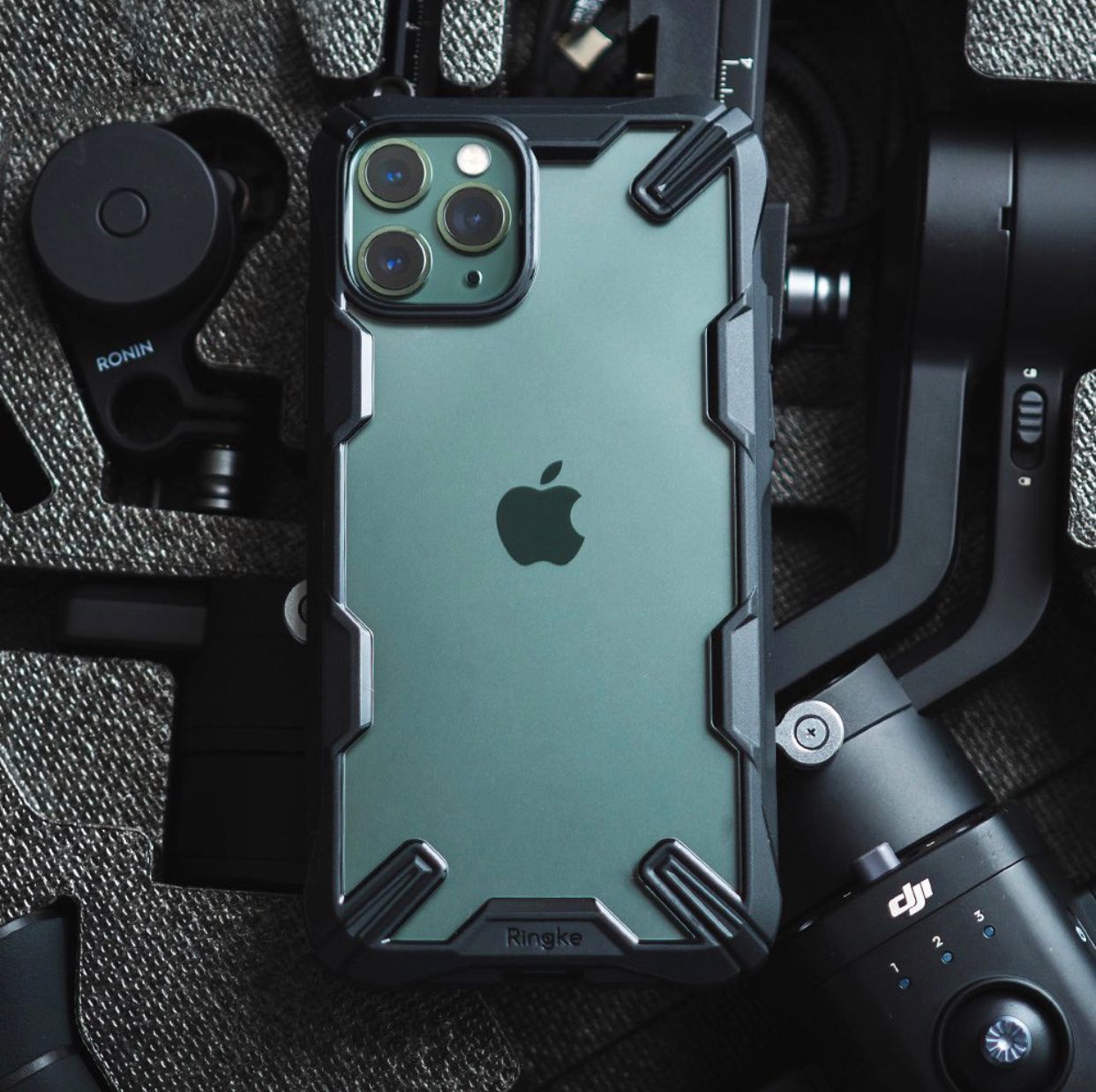 ỐP LƯNG CHỐNG SỐC RINGKE FUSION X CHO IPHONE 11 PRO/ 11 PRO MAX - Black