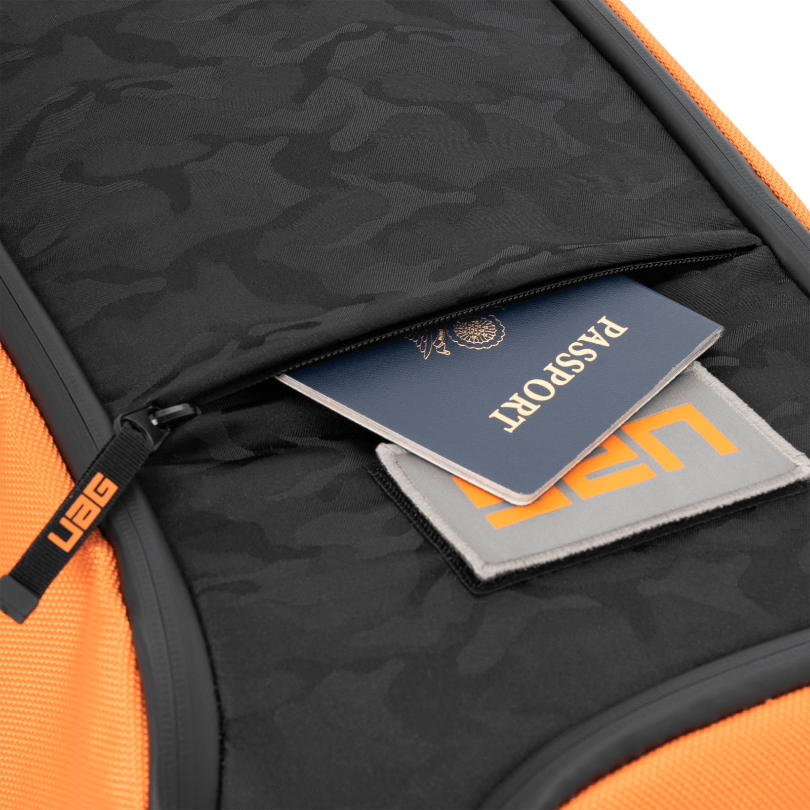 BA LÔ CHỐNG SỐC TRƯỢT NƯỚC UAG STD 24 LÍT - Orange Midnight Camo