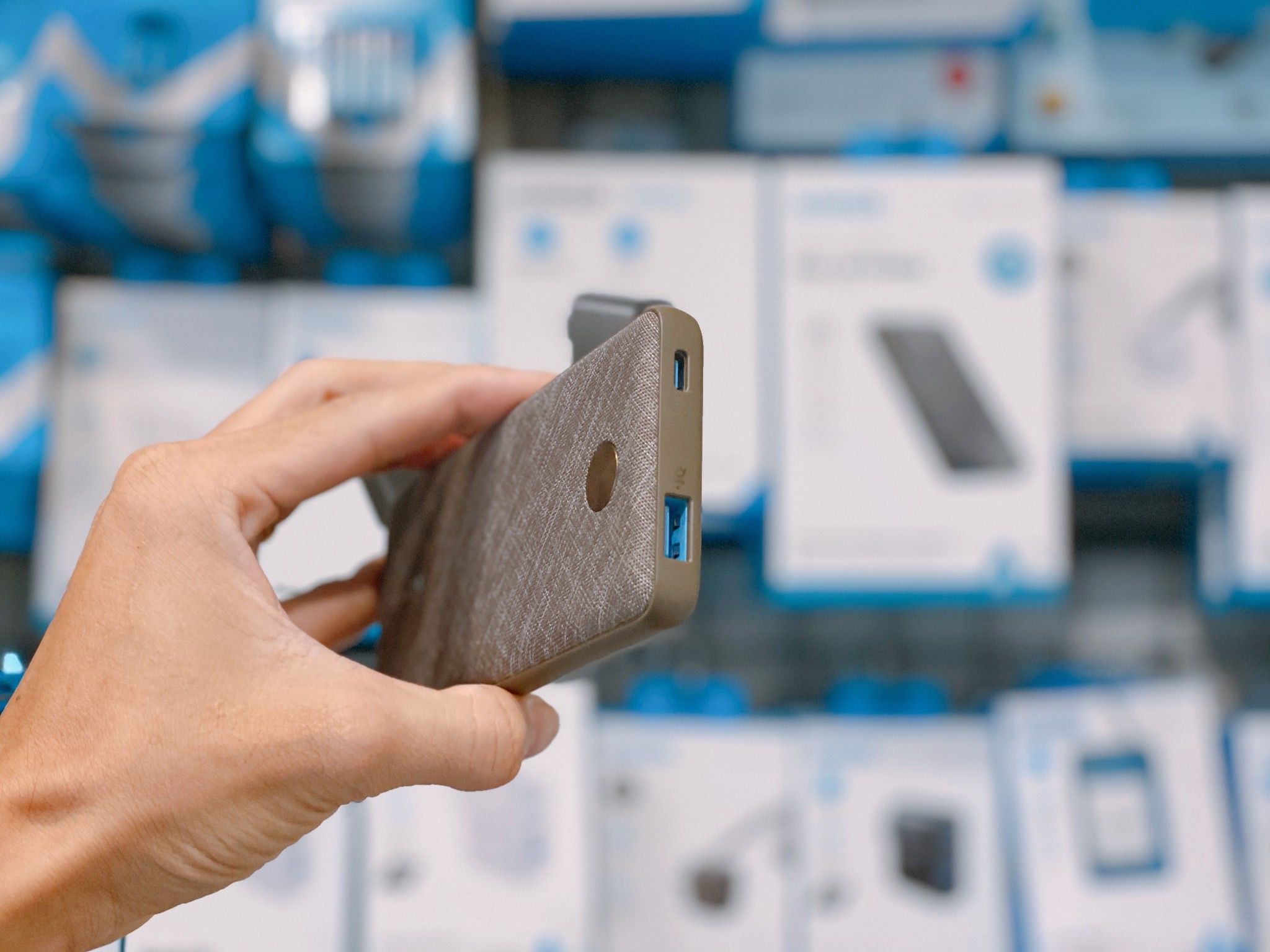 Pin Dự Phòng Anker PowerCore III Sense 10K - Màu Xanh Olive
