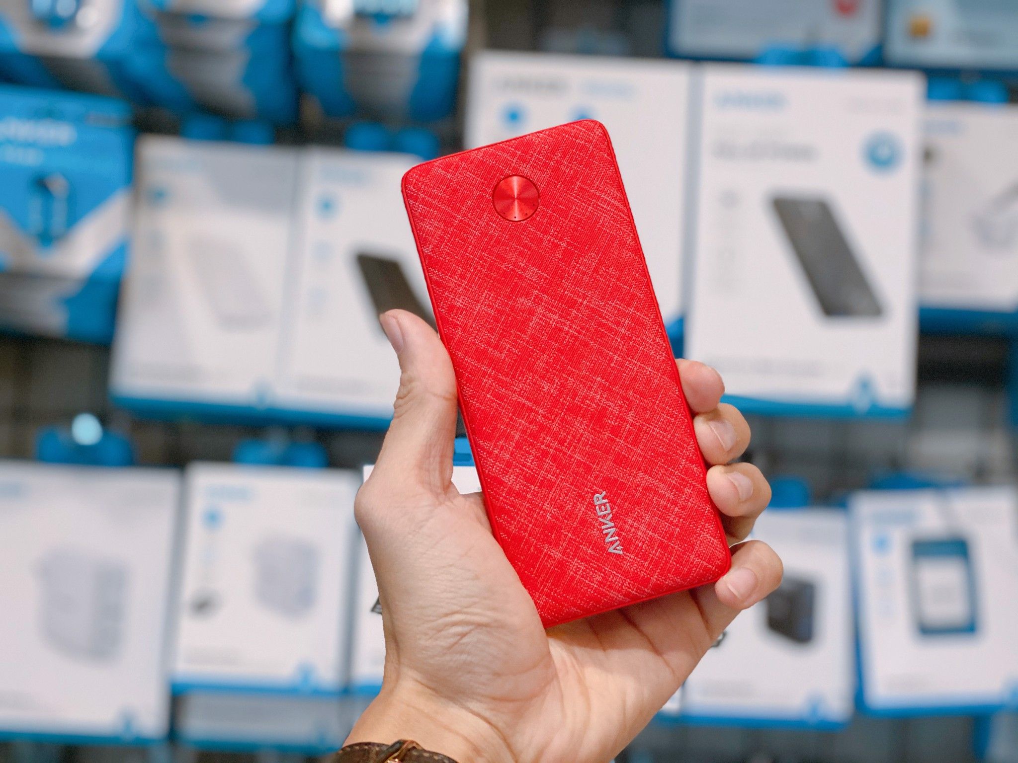 Pin Dự Phòng Anker PowerCore III Sense 10K - Màu Đỏ