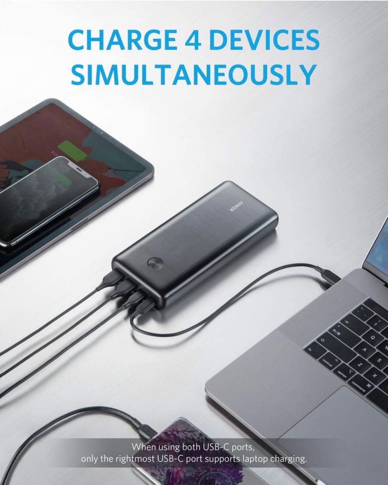 PIN DỰ PHÒNG ANKER POWERCORE III ELITE 25.600MAH POWER DELIVERY 87W - A1291