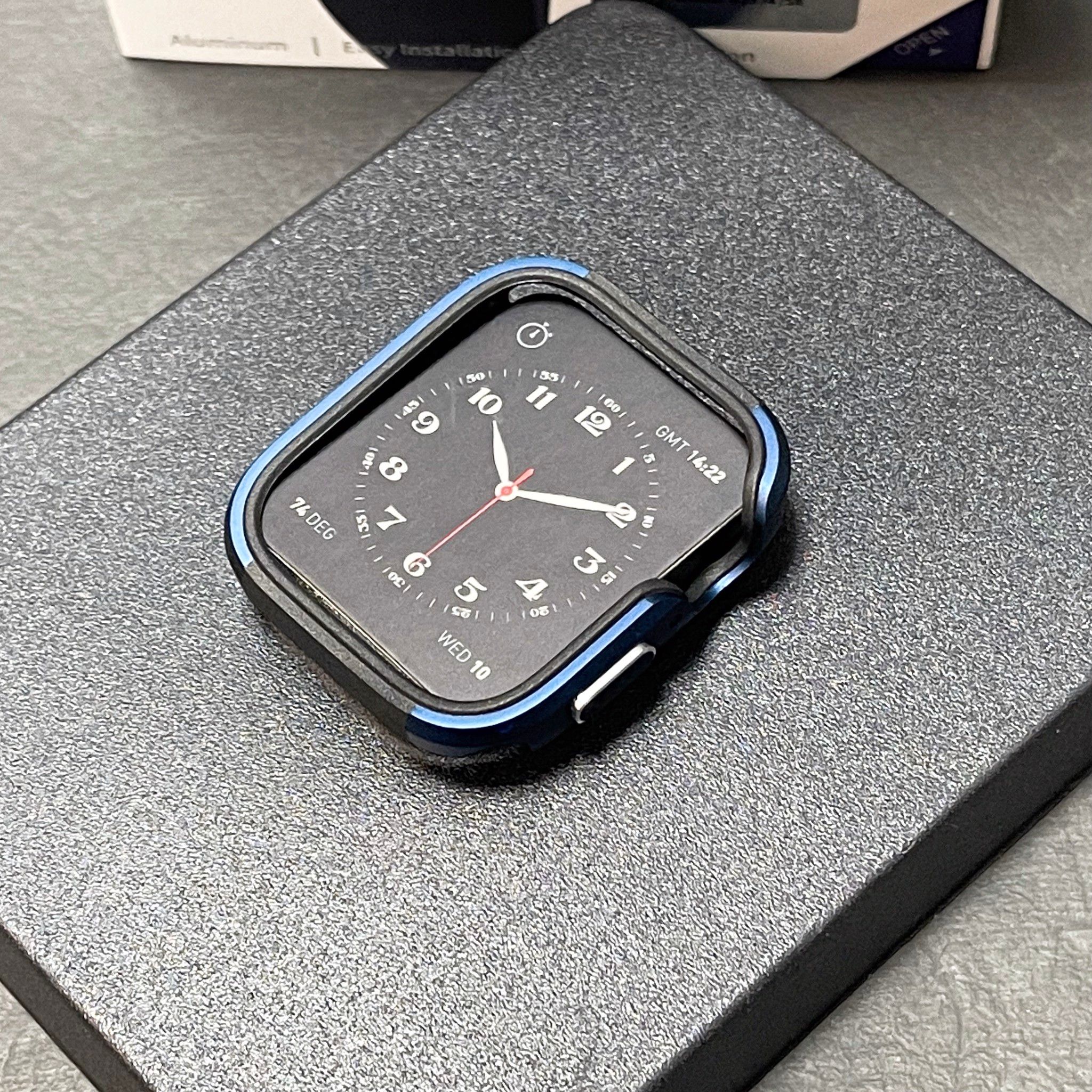 Ốp Bảo Vệ Wiwu Defense Armor cho Apple Watch - Navy Blue