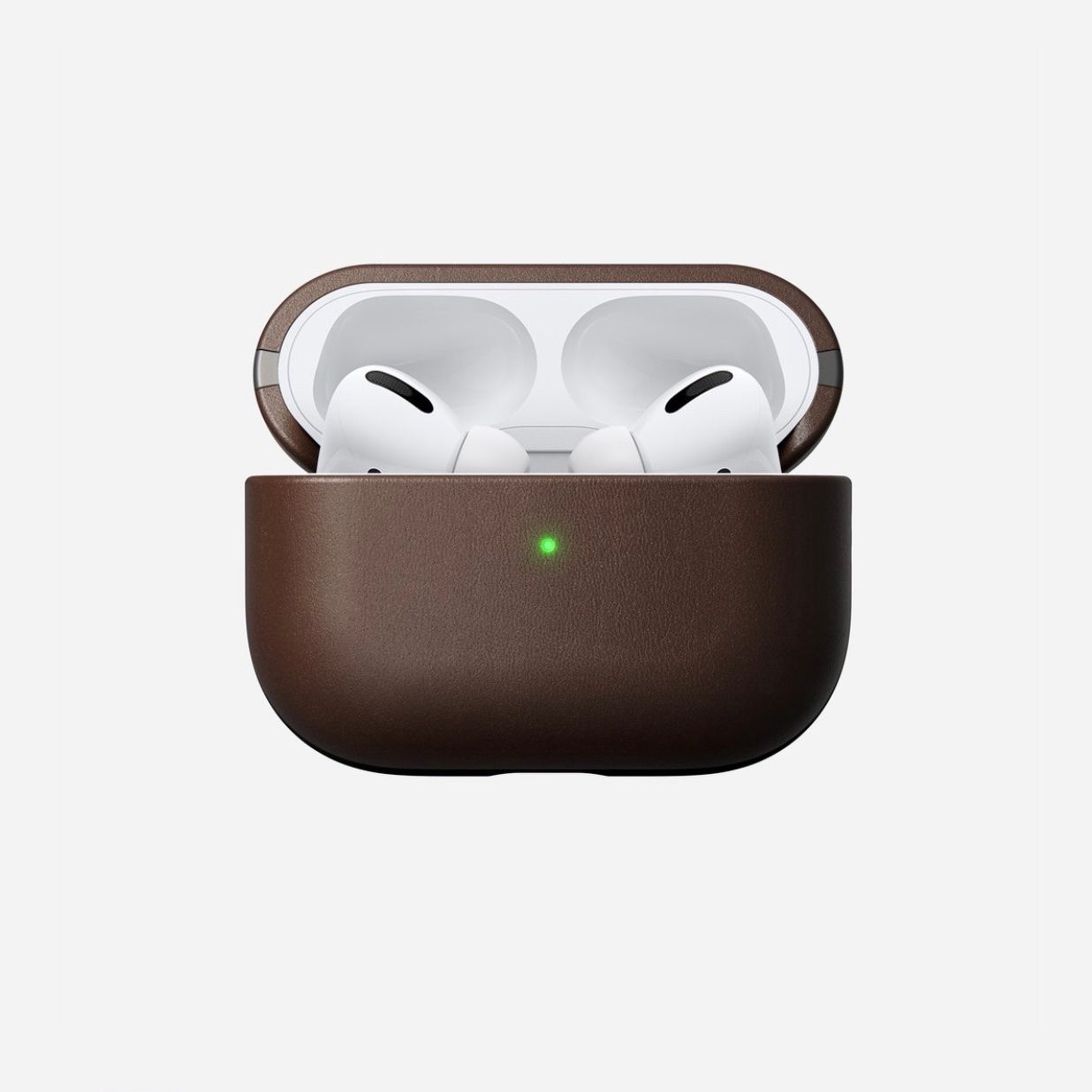 Ốp Da AirPods Pro NOMAD Rugged Leather Sang Trọng ( Da Thật 100% )