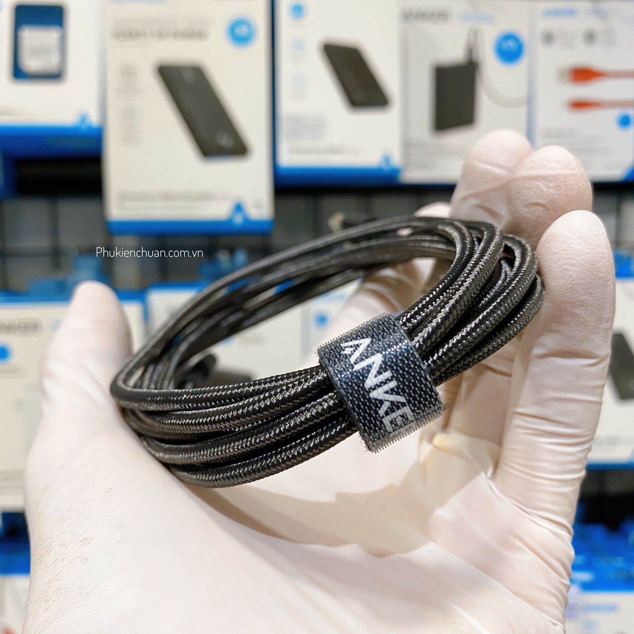 Cáp Anker Lightning PowerLine Select+, dài 1.8m - Đen