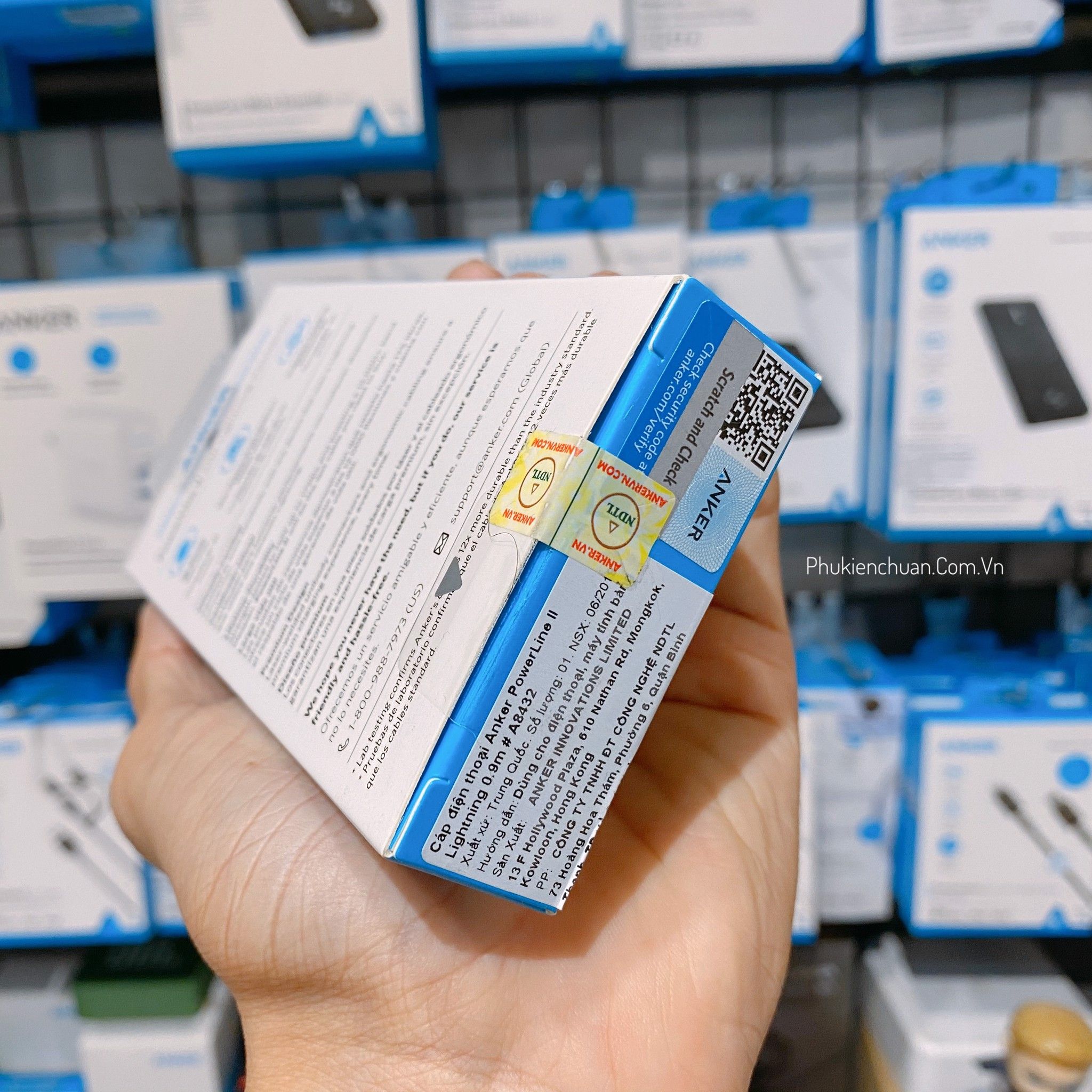 Cáp Lightning Anker Powerline II - Dài 0.9m - Đỏ
