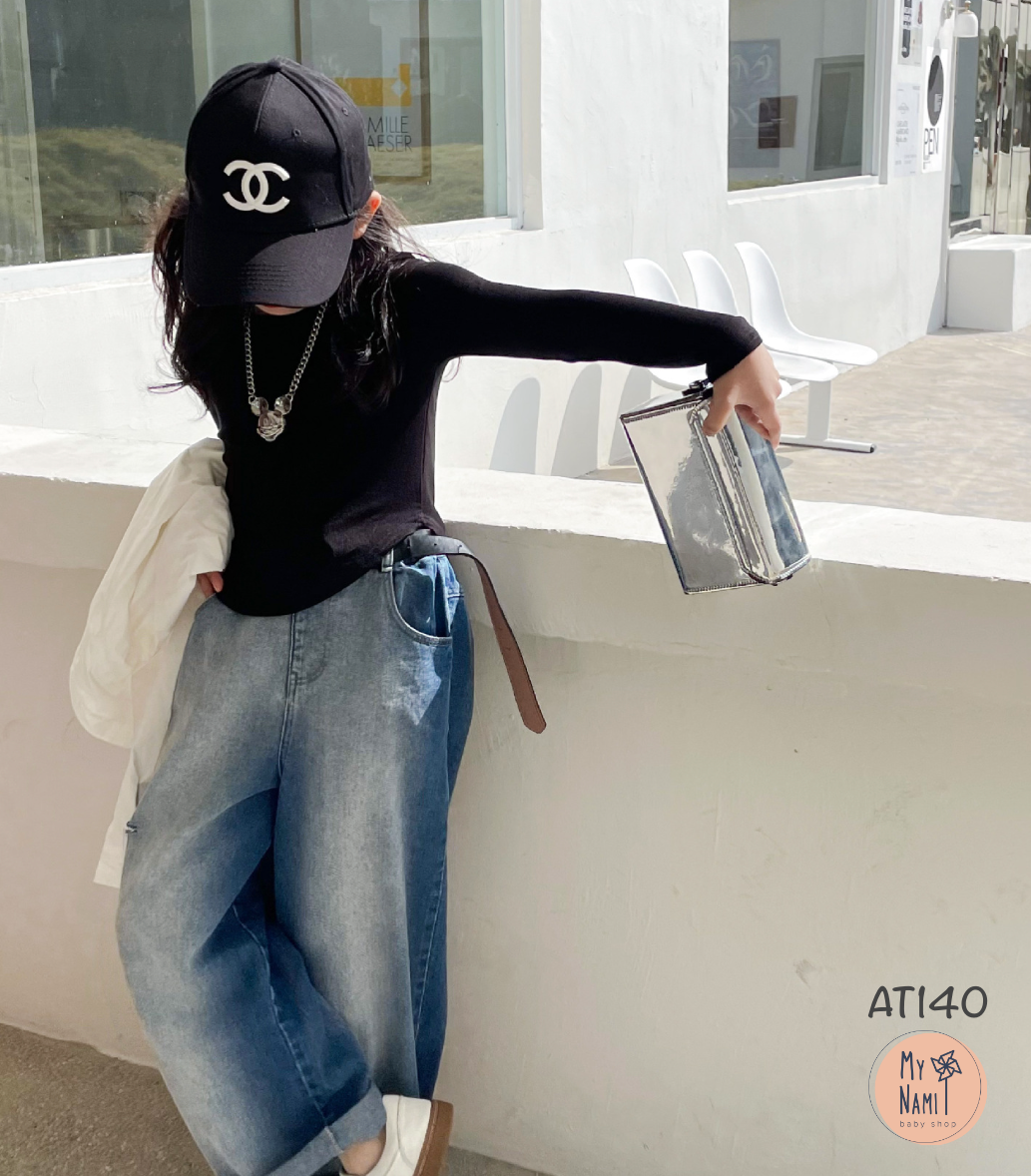 AT140 - Áo thun trơn tay dài chất mịn