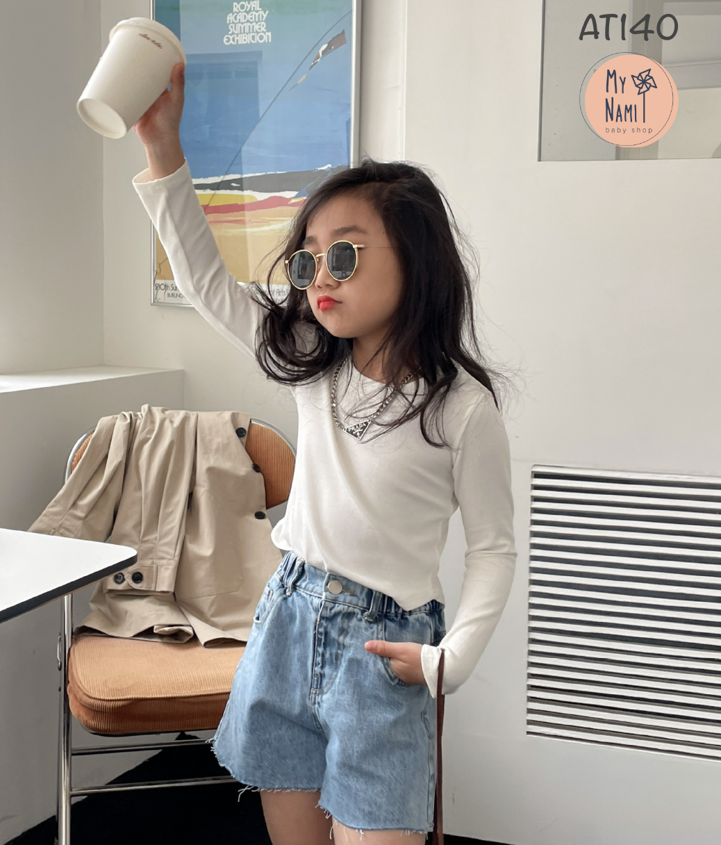 AT140 - Áo thun trơn tay dài chất mịn