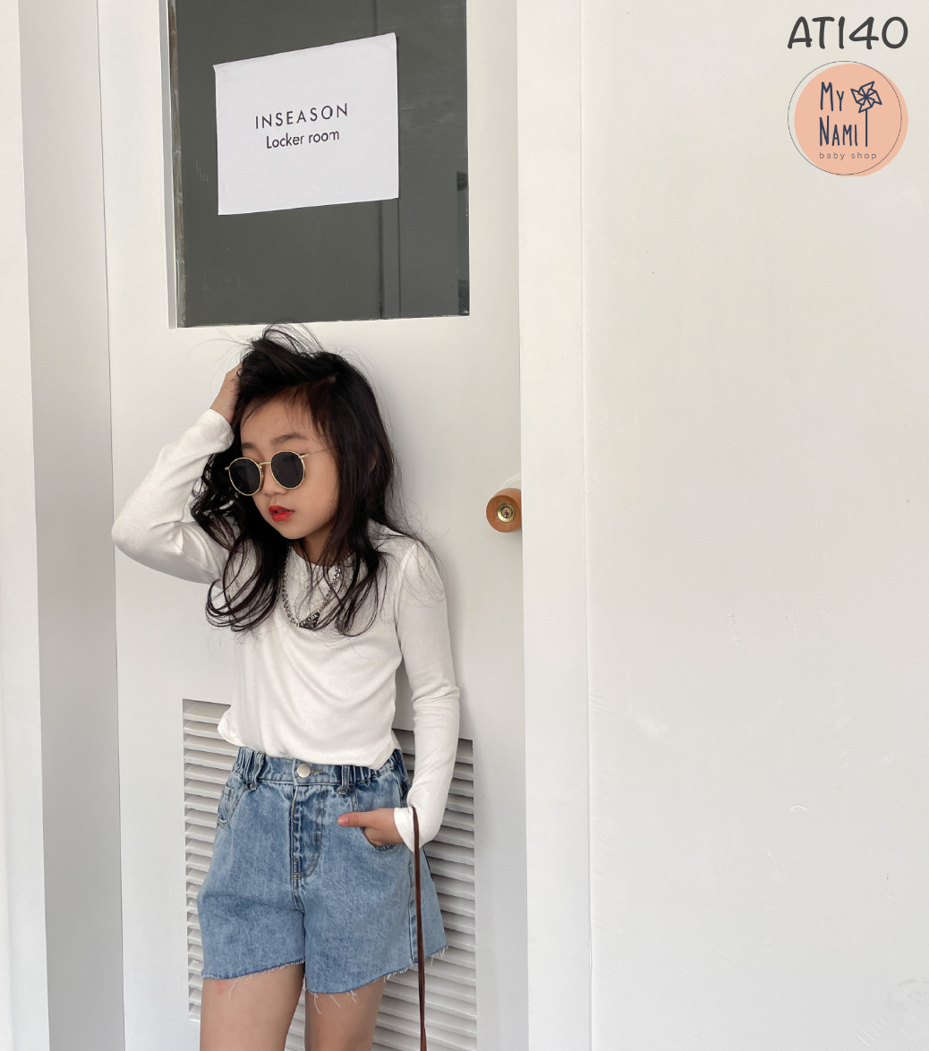 AT140 - Áo thun trơn tay dài chất mịn