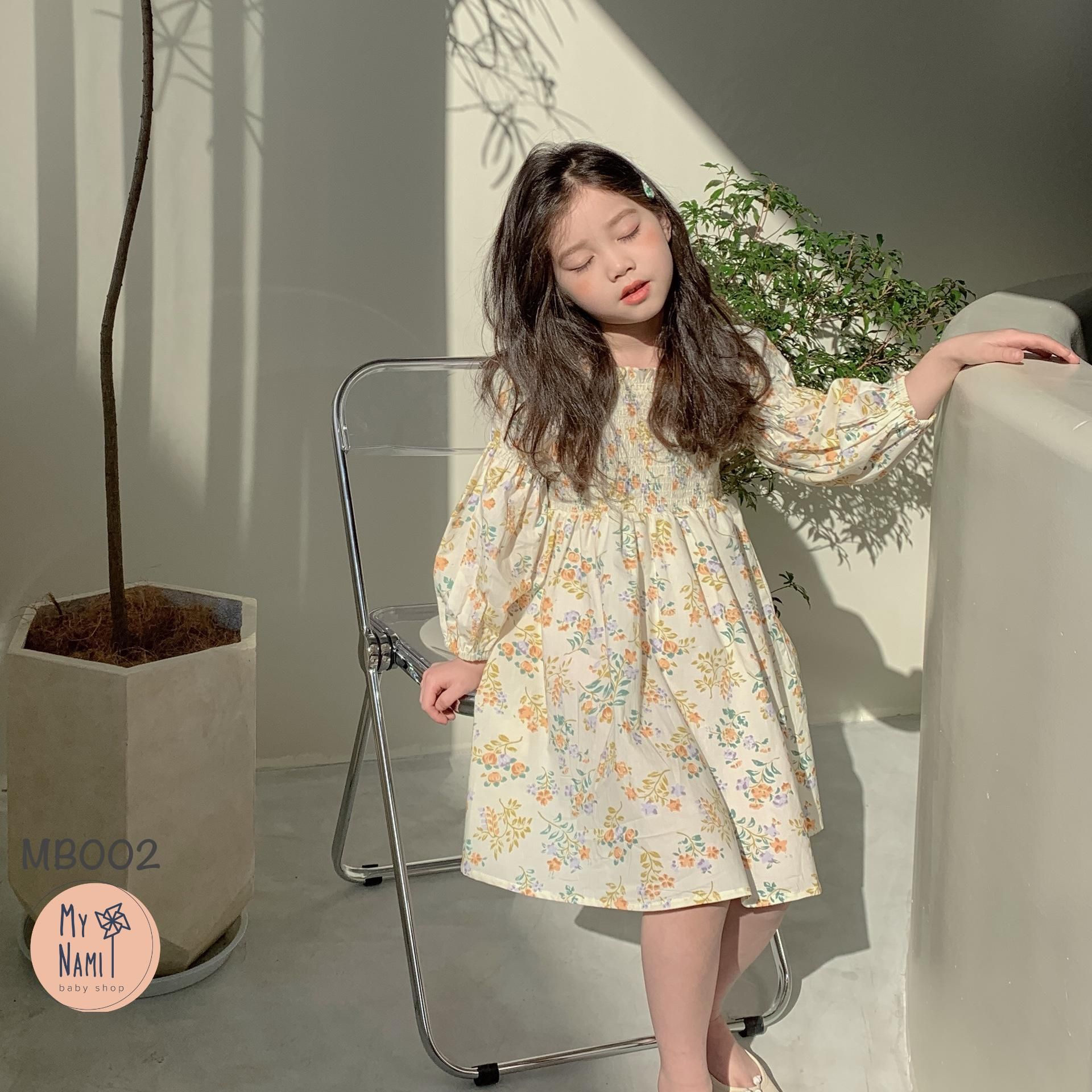 MB002 - Váy hoa mẹ và bé
