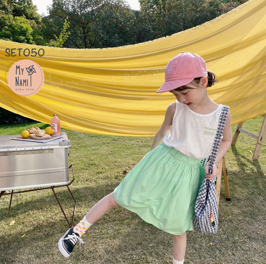 SET050 ÁO +VÁY RỜI