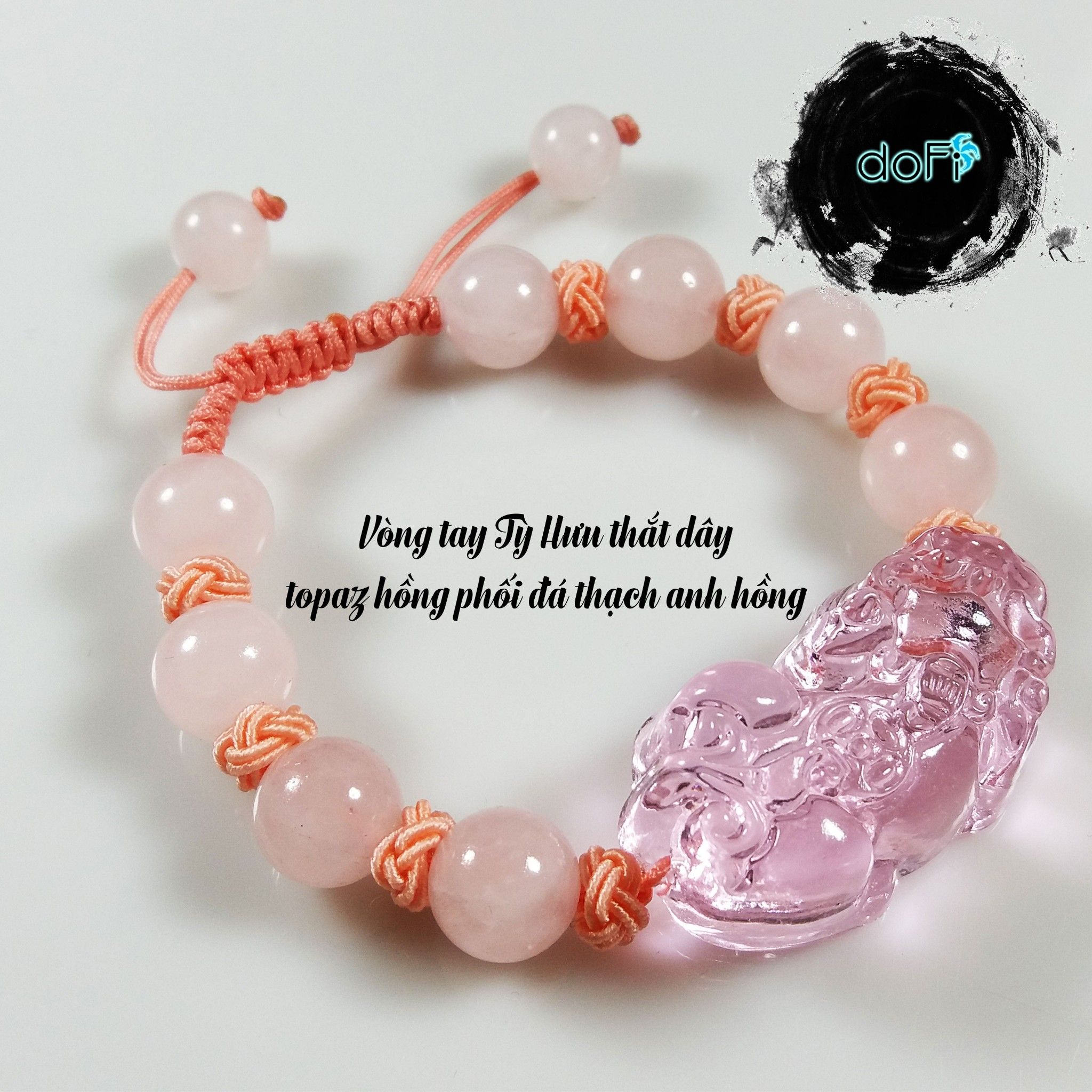  VÒNG TỲ HƯU THẮT DÂY - TOPAZ 