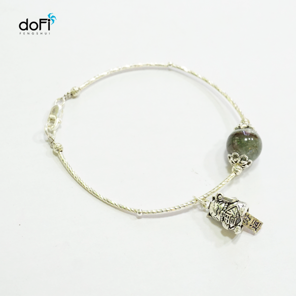 Hạt Ngọc Phương Đông Phối Đá Ưu Linh phối charm bạc 925