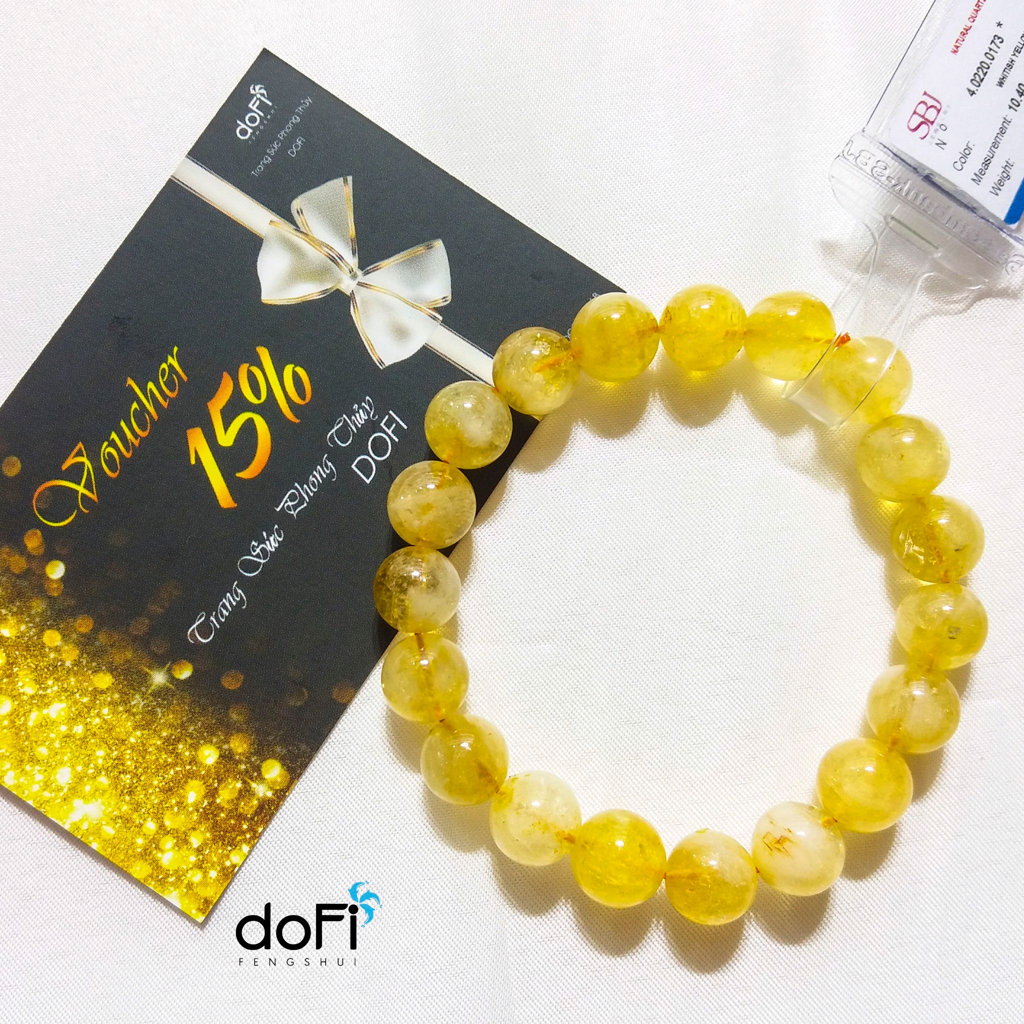  VÒNG THẠCH ANH VÀNG (CITRINE) KIỂM ĐỊNH SBJ 