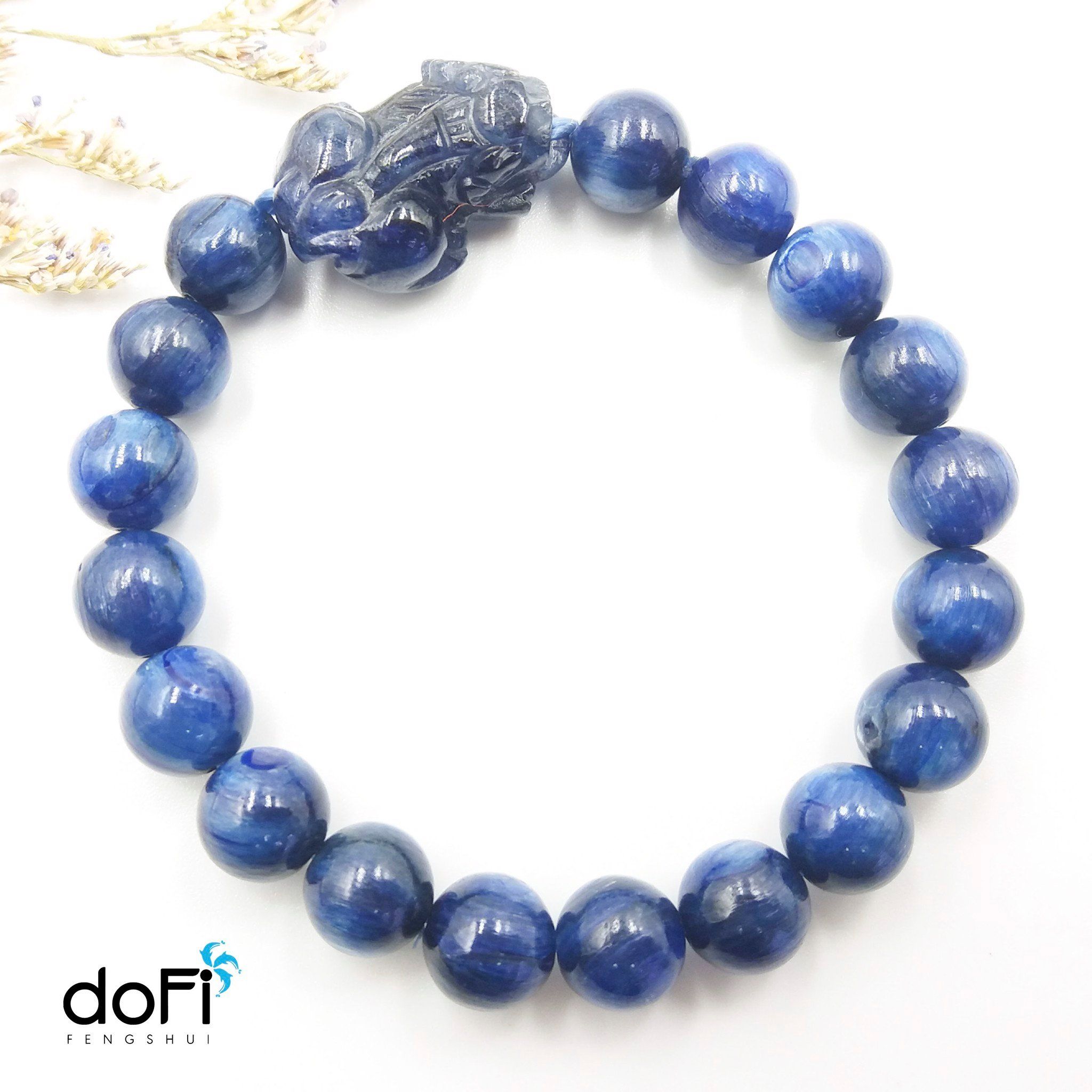  VÒNG ĐÁ KYANITE PHỐI VỚI TỲ HƯU SODALITE 