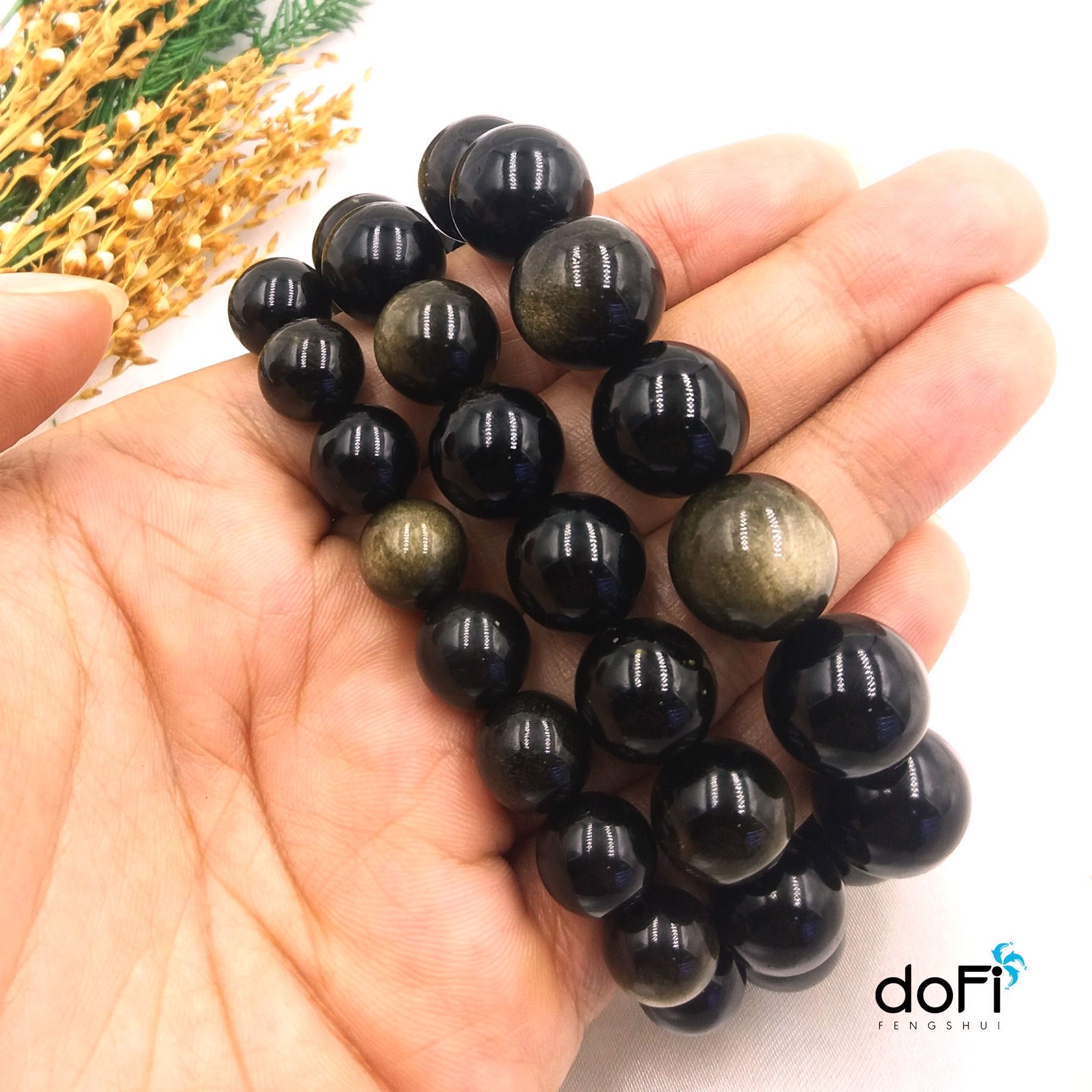  VÒNG ĐÁ OBSIDIAN (MẮT RỒNG ĐEN) 