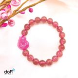  VÒNG THẠCH ANH DÂU PHỐI HỒ LY ĐÁ RUBY 