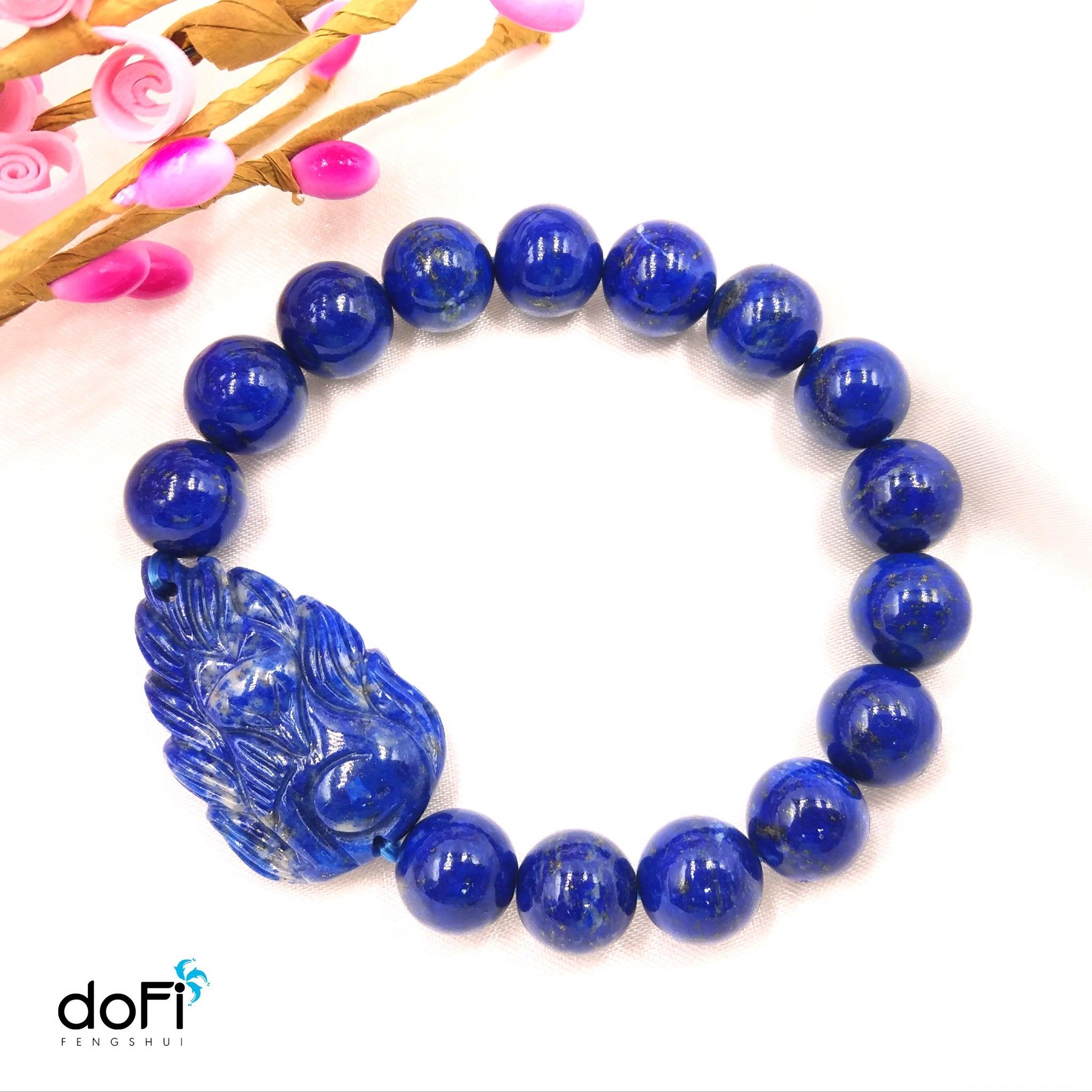  VÒNG CỬU VỸ HỒ LY ĐÁ LAPIS LAZULI 