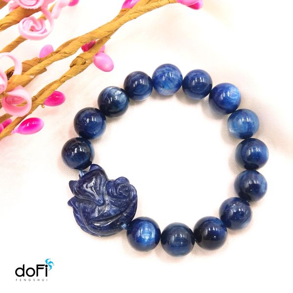  VÒNG ĐÁ KYANITE PHỐI HỒ LY ĐÁ SODALITE 