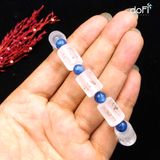  VÒNG LU THỐNG TRẮNG MỜ PHỐI ĐÁ KYANITE 6 LI 