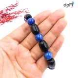  VÒNG LU THỐNG ĐÁ ĐEN PHỐI ĐÁ KYANITE 10 LI 