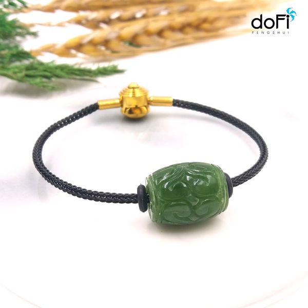  VÒNG LU THỐNG XỊN CÓ KHÓA - ĐÁ PHẬT NGỌC (NEPHRITE) 