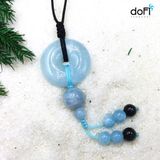  MẶT DÂY ĐỒNG ĐIẾU -  AQUAMARINE 