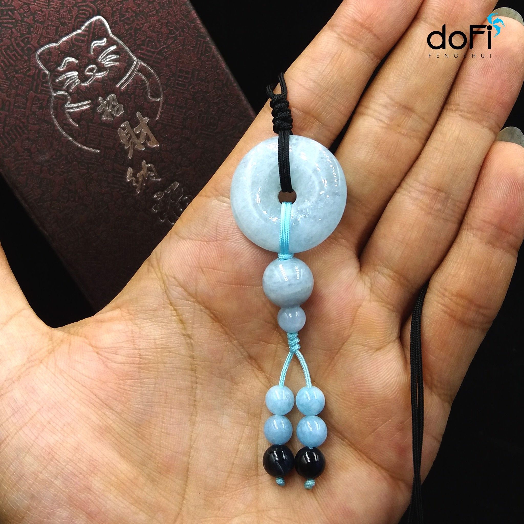  MẶT DÂY ĐỒNG ĐIẾU -  AQUAMARINE 