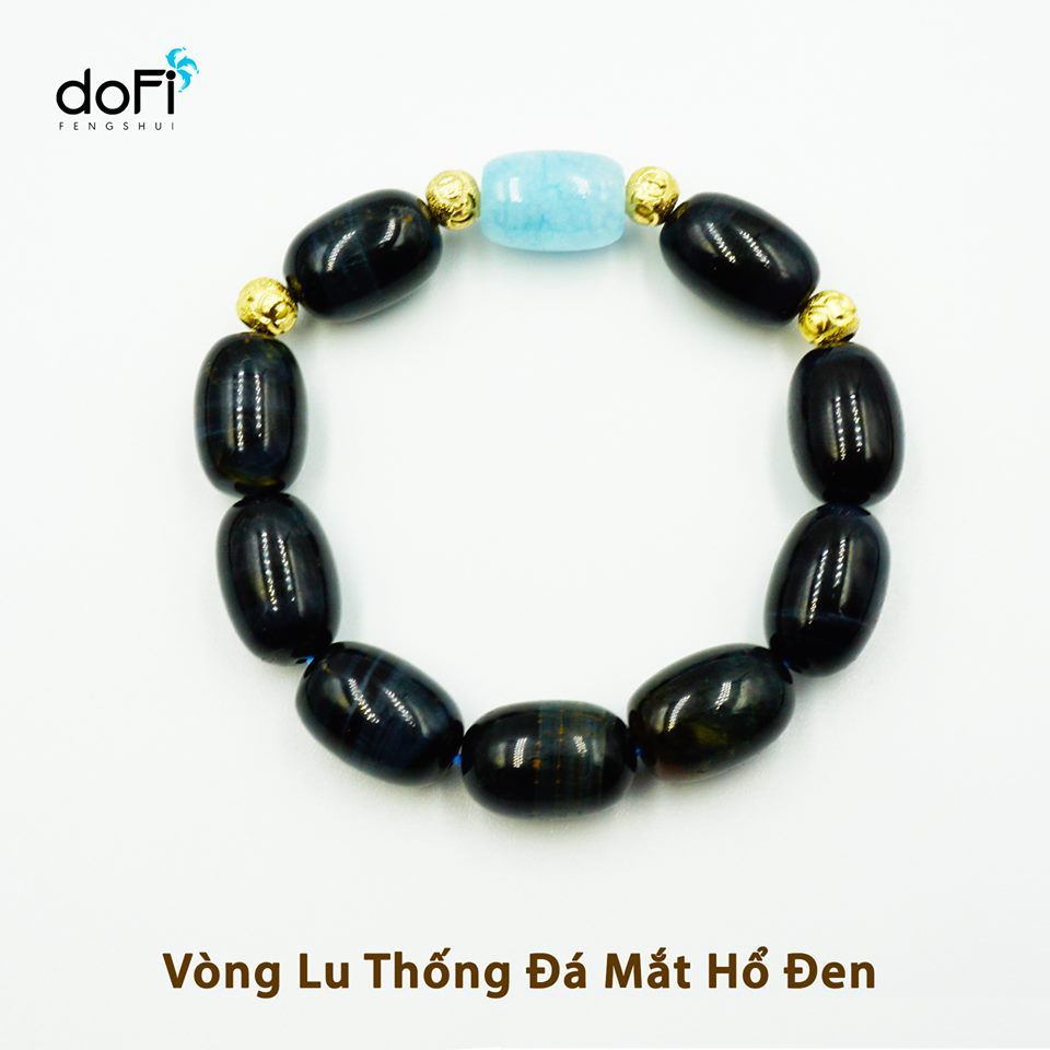  VÒNG LU THỐNG MẮT HỔ ĐEN PHỐI LU THỐNG AQUAMARINE 