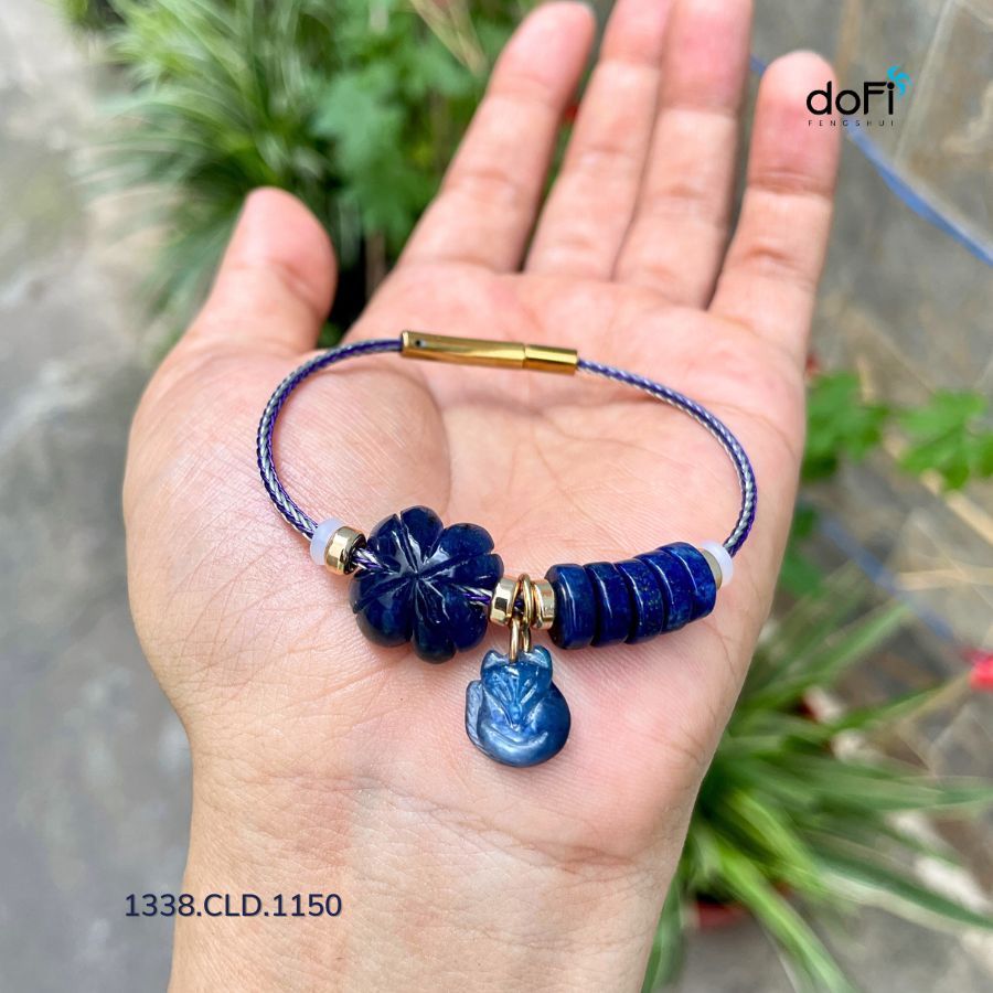  Bộ 3 Món Phối Trên Vòng: Cỏ 4 Lá, Hồ Ly, Đồng Điếu Đá Sodalite 